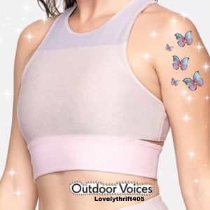 Outdoor Voices Slashback Crop Top Size S